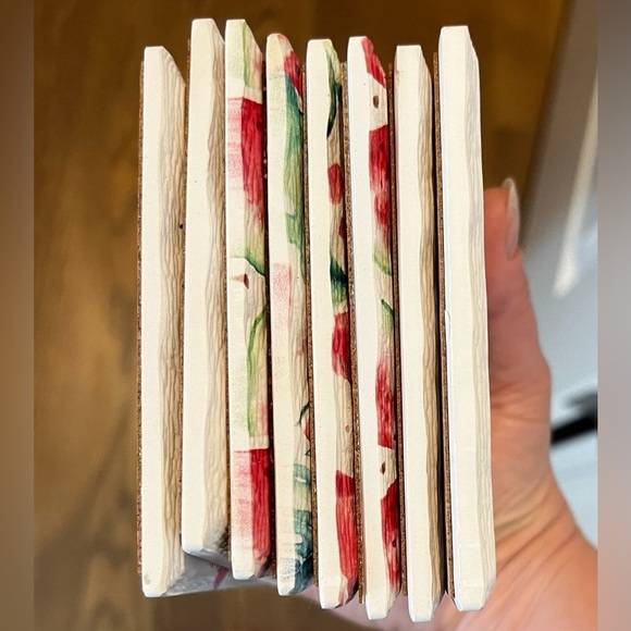 Watermelon summer Set of 8 Ceramic Coasters 🍉 - Picture 5 of 6